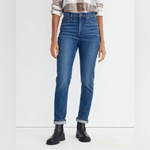 Madewell Straight Leg Jeans Tall- Deep Blue